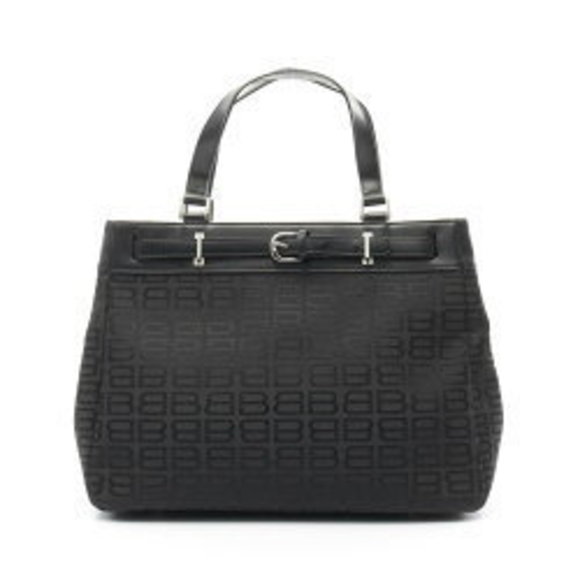 BALENCIAGA BB tote bag Leather black - Picture 1 of 8